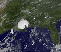 satellite photo of clouds