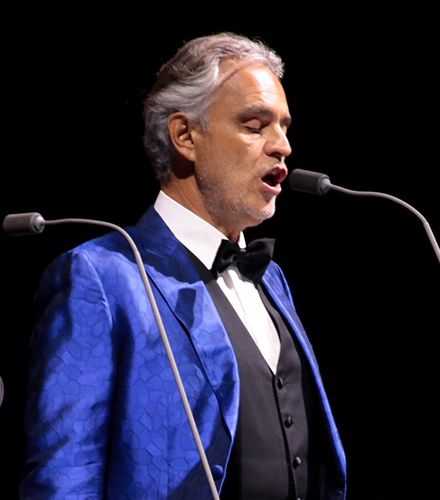 Andrea Bocelli: 'It's beautiful to sing for everybody