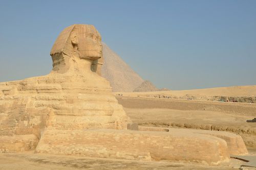 the great sphinx back legs