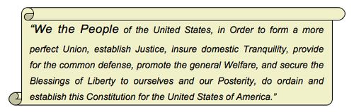 What Is the Purpose of the Preamble? - Constitution of the United States