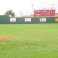 an empty ball field