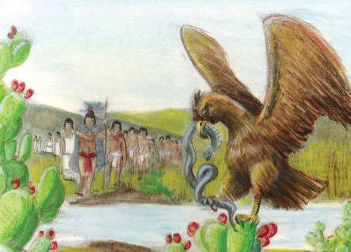 Aztec Legend Of The Eagle And The Snake - Snake Poin