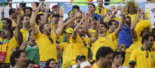 Brazil soccer World cup fans