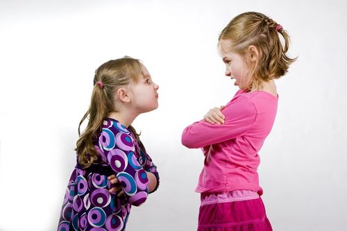Fighting sisters photo