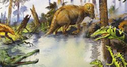 Triassic Period painting