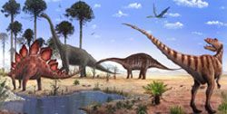 Jurassic period dinosaurs trees